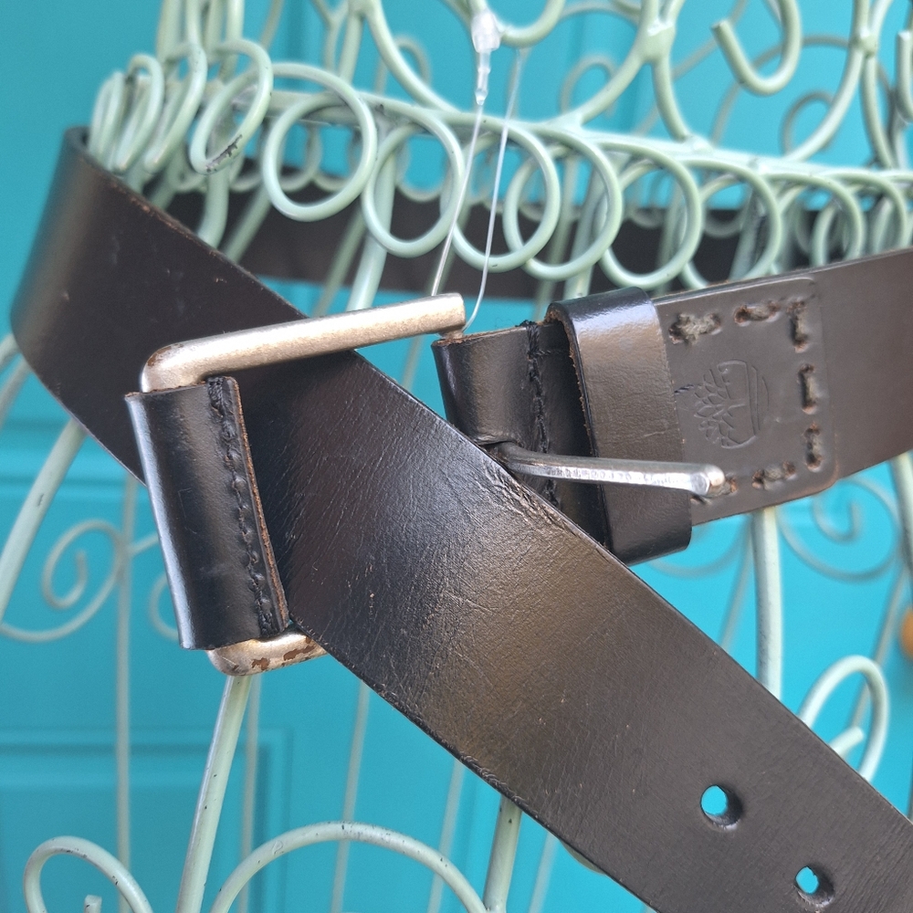 Genuine Leather Belt Western Belt Timberland Belt Real Leather 32 - Picture 6 of 17
